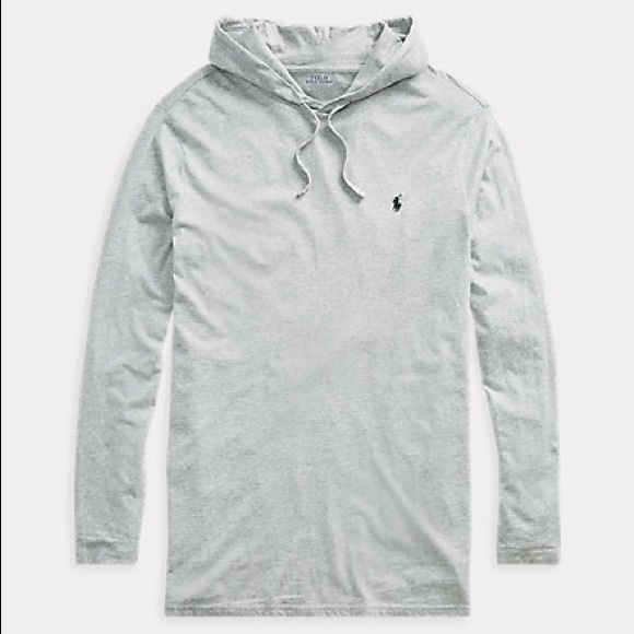 polo ralph lauren cotton jersey hooded tee